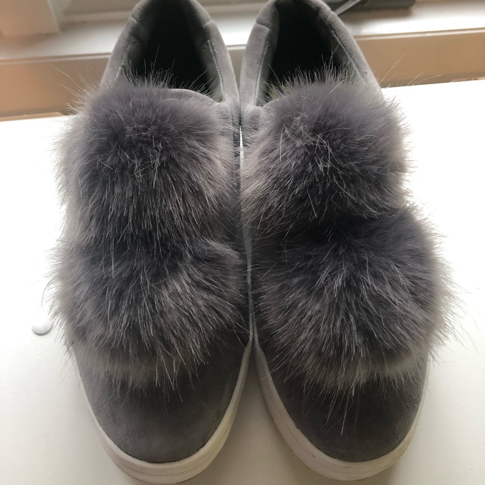 Sam Edelman Leya Velvet Fur Sneaker